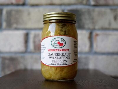 Sauerkraut w/jalapeno peppers-16 oz.