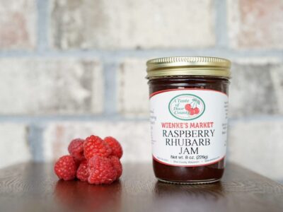 Raspberry Rhubarb Jam-8 oz.