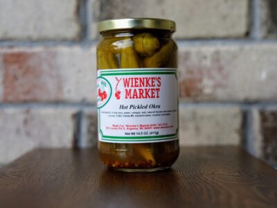 Hot Pickled Okra-16 oz